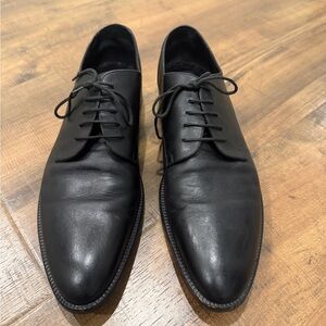 Dolce & Gabbana Black Leather Oxfords